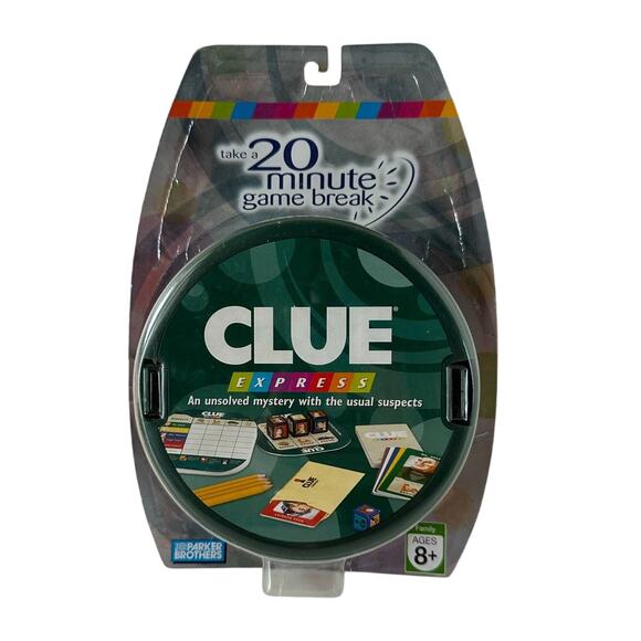 Clue Express, 20 Minute Game Break, ages 8+, Travel Board Game, NIB - Picture 1 of 3